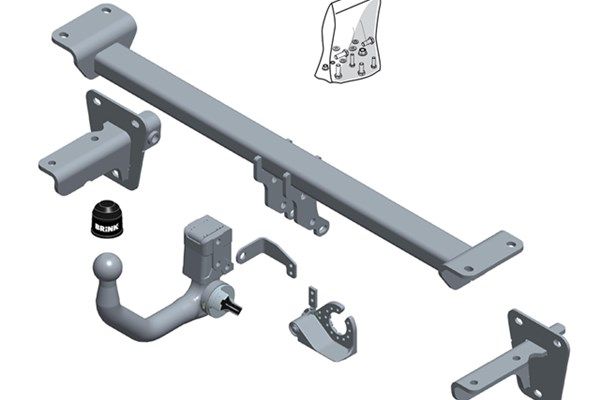 Zestaw zaczepu przyczepy BRINK 676200