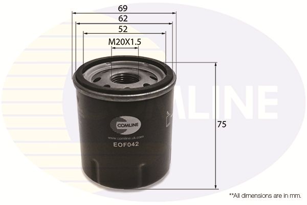 Filtr oleju COMLINE EOF042