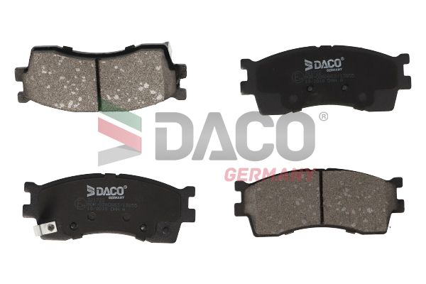 Zestaw klocków hamulcowych, hamulce tarczowe DACO GERMANY 321722