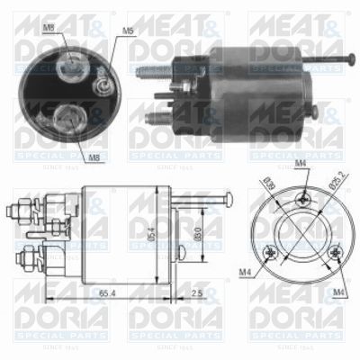 Włącznik elektromagnetyczny, rozrusznik MEAT & DORIA 46012