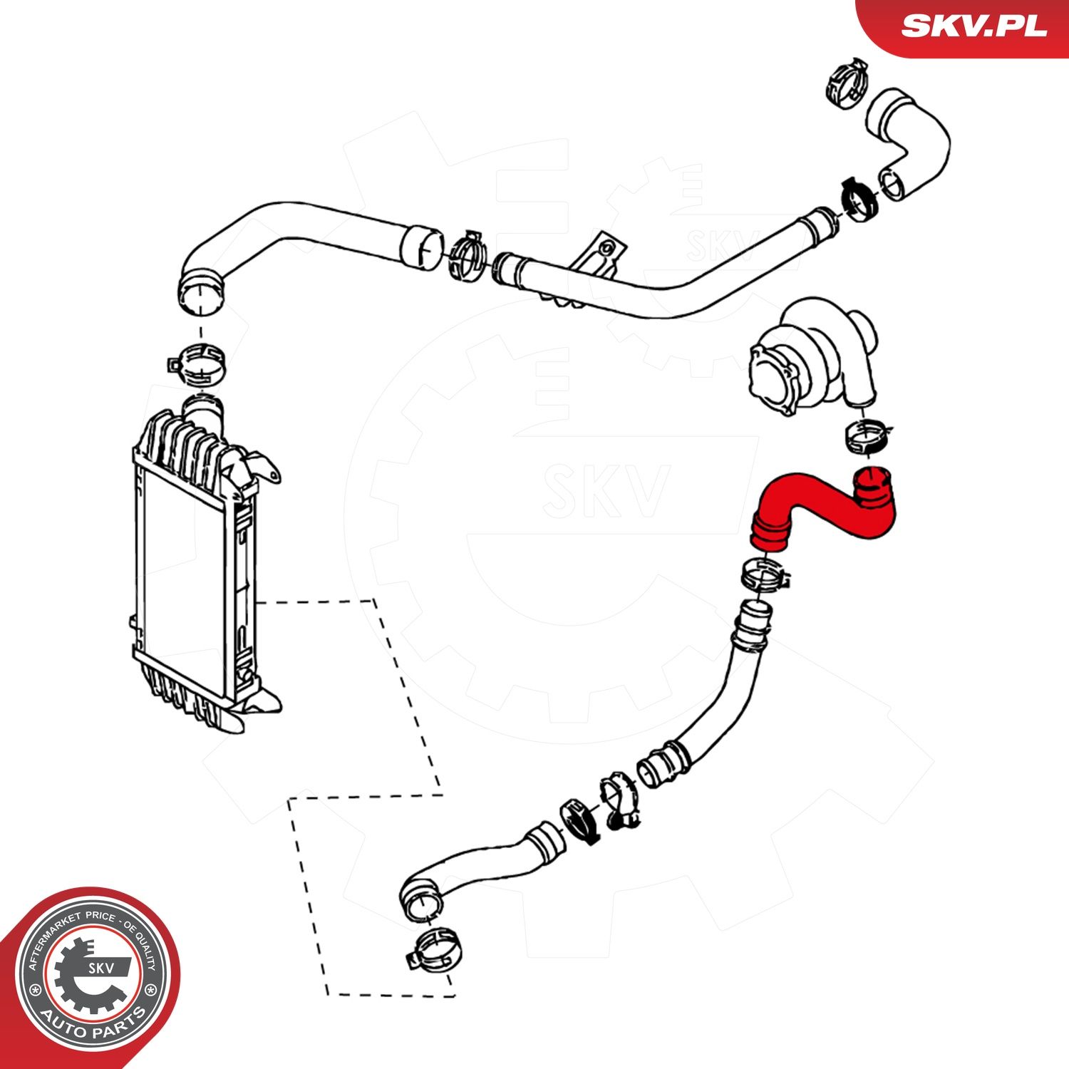 Furtun aer supraalimentare ESEN SKV 24SKV167