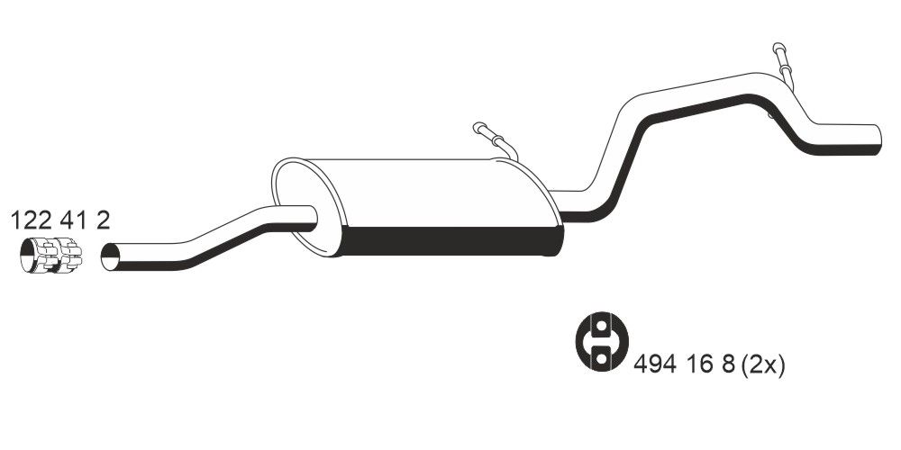 Toba esapament finala ERNST 055185
