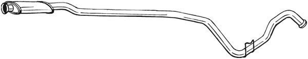 Tłumik środkowy BOSAL 287-509