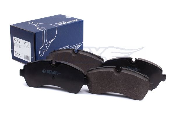 Levně Sada brzdových destiček, kotoučová brzda TOMEX Brakes 14-24