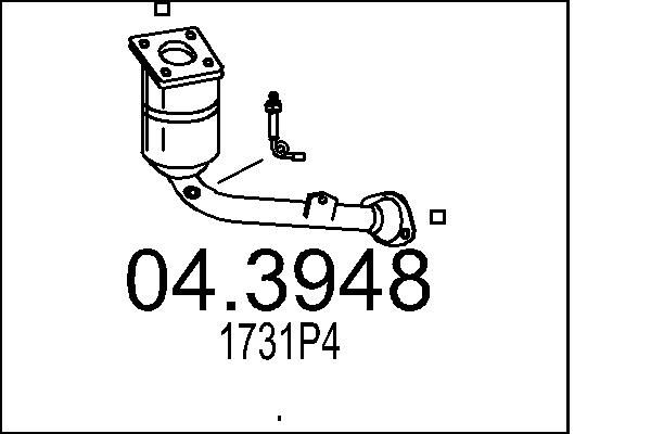 Katalizator MTS 1731P4