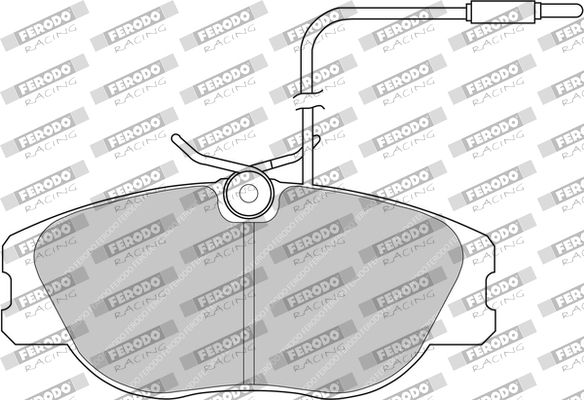 Zestaw klocków hamulcowych, hamulce tarczowe FERODO RACING FDS565