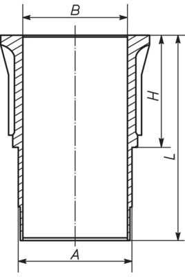 Tuleja cylindrowa MAHLE 279 WN 01 00