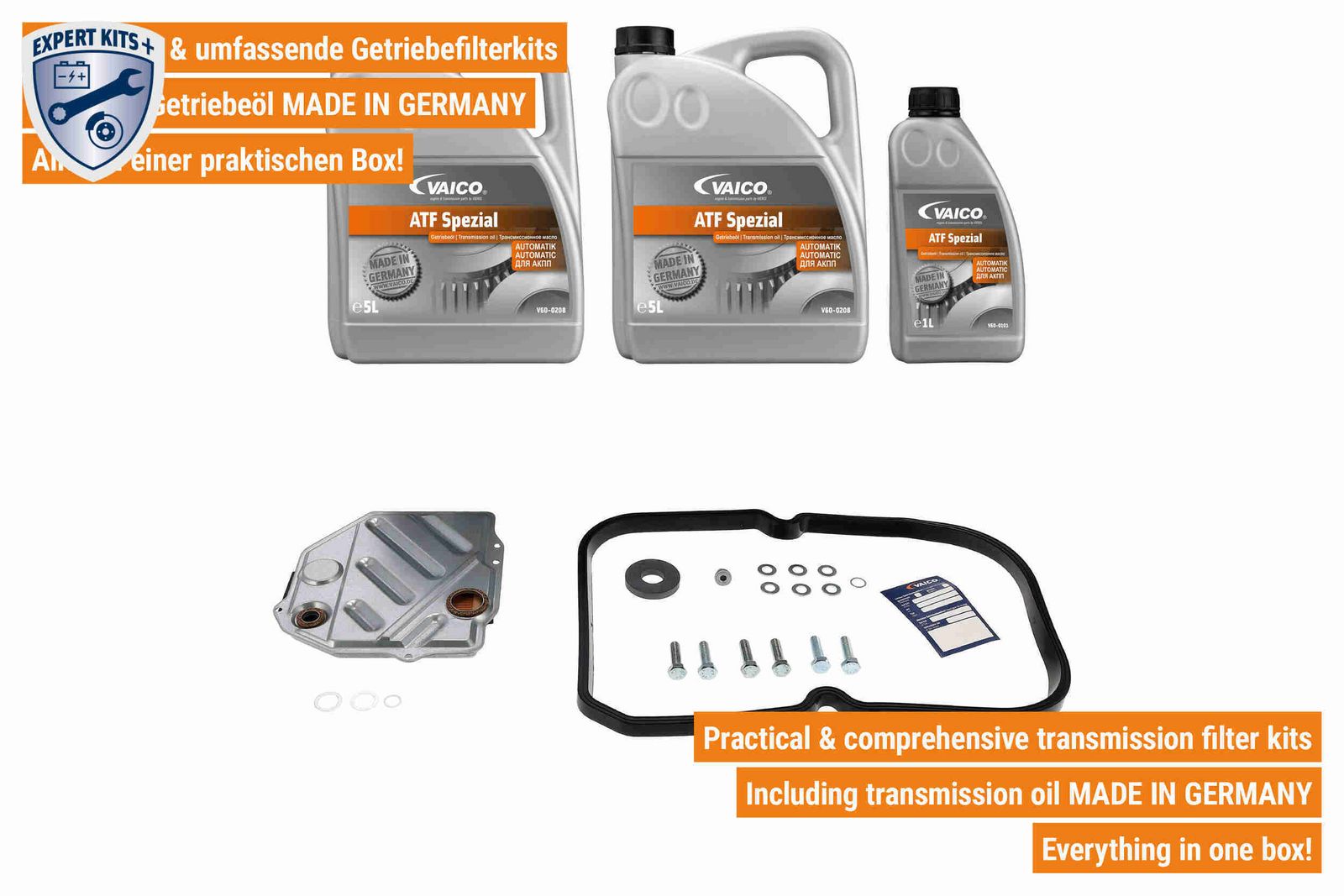 Kit pces, vidange d'huile de boîte de vitesses automatique