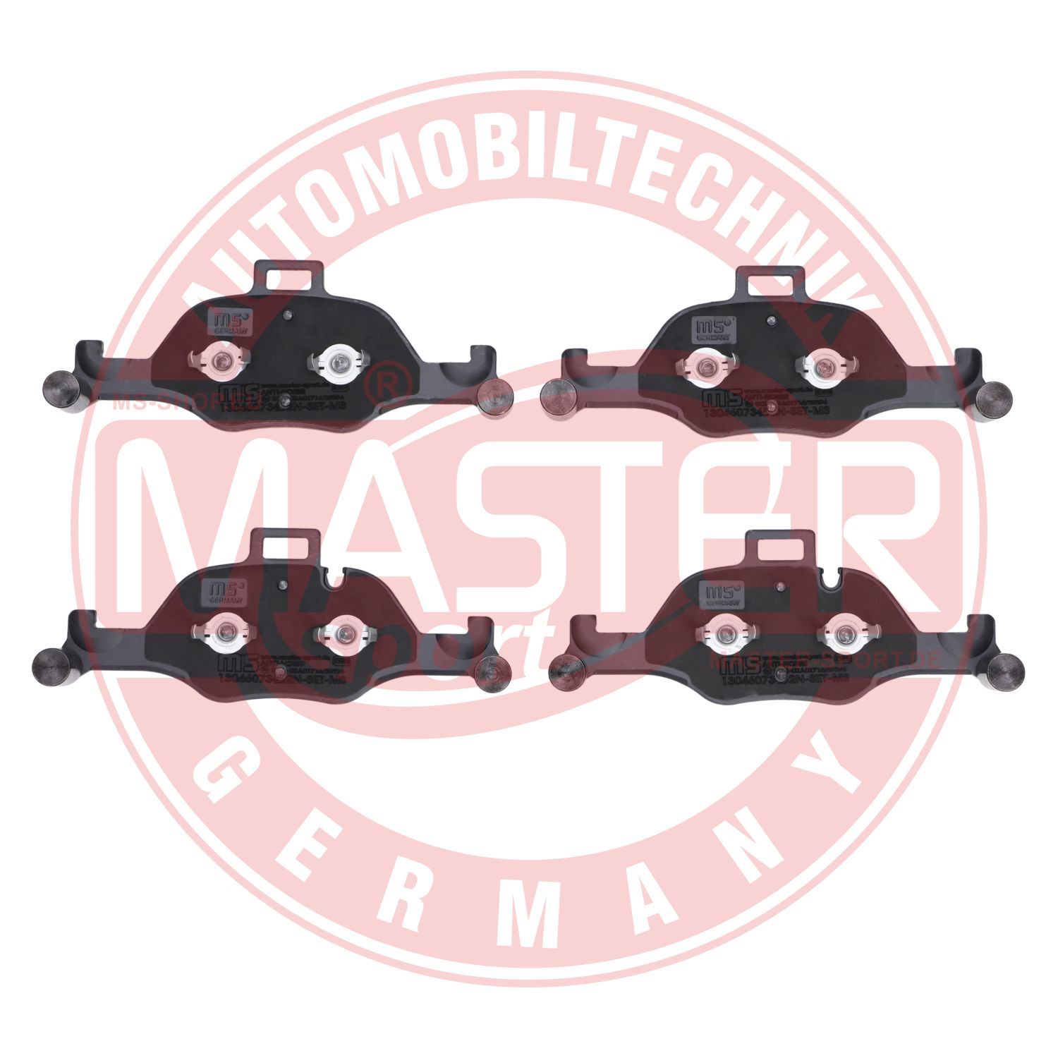 Zestaw klocków hamulcowych, hamulce tarczowe MASTER-SPORT GERMANY 13046073452N-SET-MS