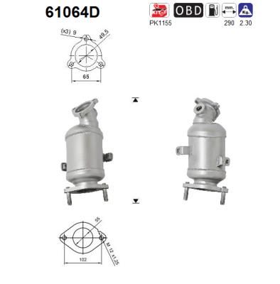 Katalizator AS 289404A480