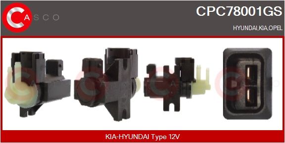 E-shop Menič tlaku, Riadenie výfukových plynov CASCO CPC78001GS