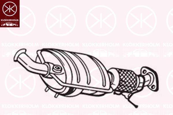 Katalizator KLOKKERHOLM 1532299