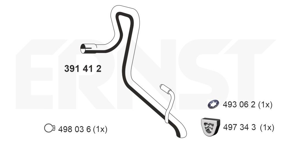 Racord evacuare ERNST 391412