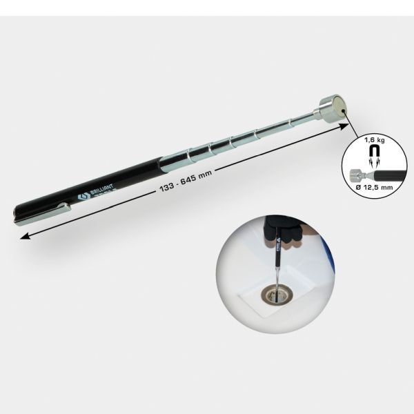 Recuperator cu magnet BRILLIANT TOOLS BT115900