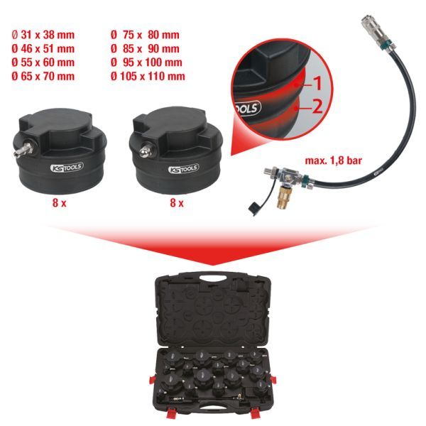 Aparat verificare, turbo KS TOOLS 150.2520