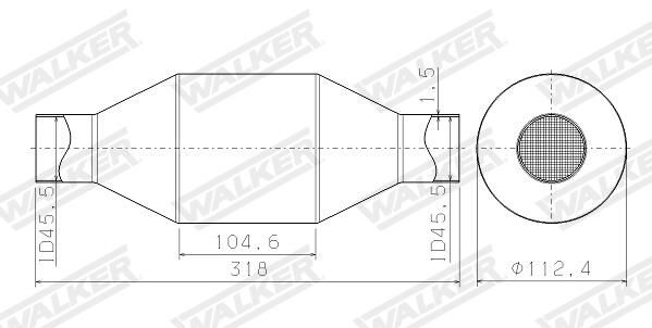 Levně Katalyzátor, univerzální WALKER 65200