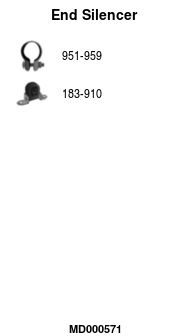 Tłumik końcowy FA1 MD000571
