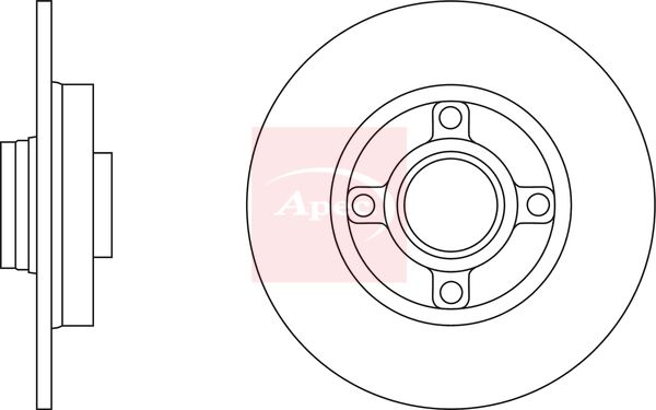 Apec - Rear Brake Disc