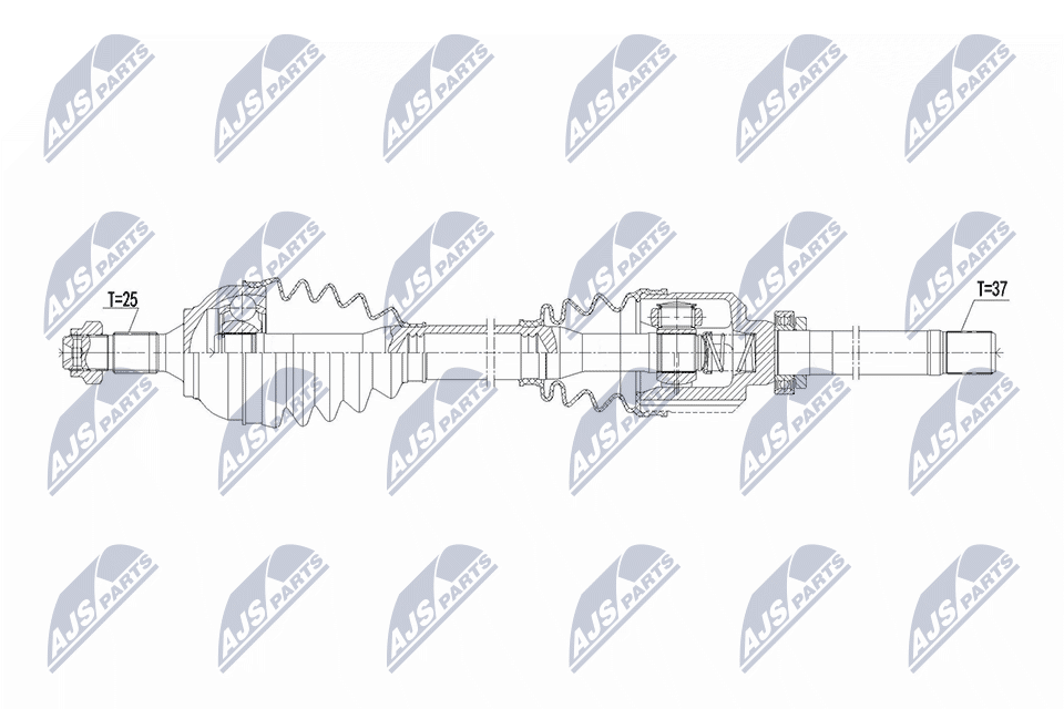 Wał napędowy NTY NPW-PE-123