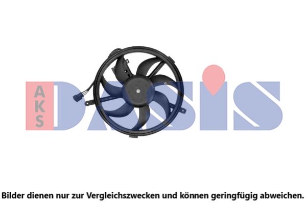 Ventilator, radiator AKS DASIS 058046N