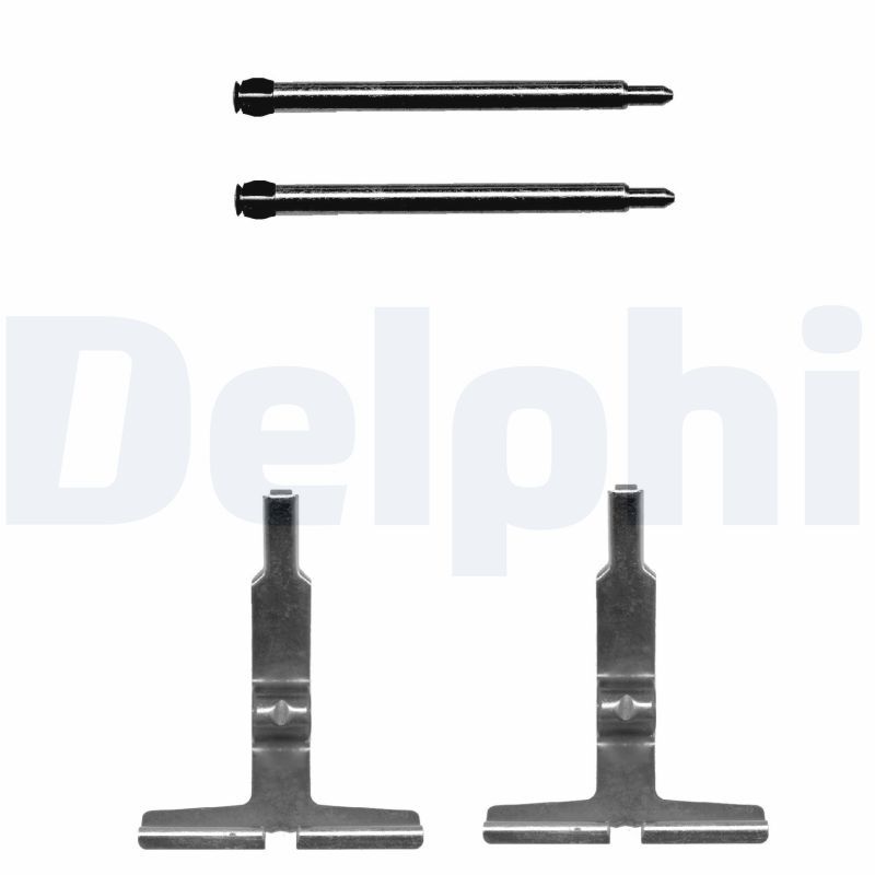 Levně Sada příslušenství, obložení kotoučové brzdy DELPHI LX0382