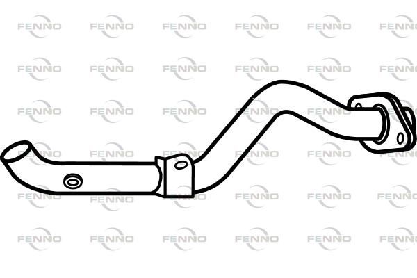 Rura wydechowa FENNO P4881