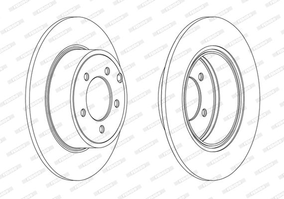 Tarcza hamulcowa FERODO DDF1763C
