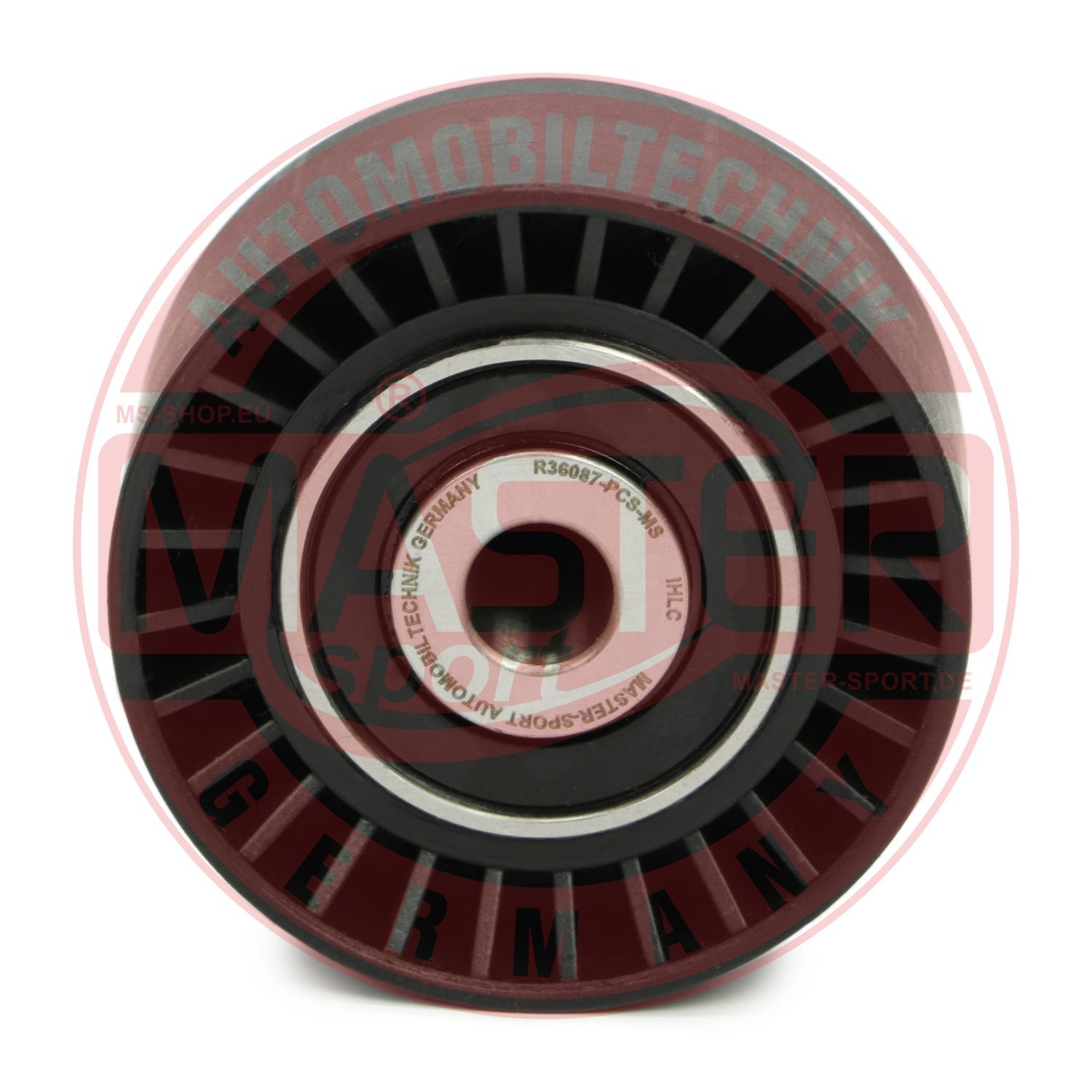 rolka kierunkowa / prowadząca, pasek klinowy zębaty MASTER-SPORT GERMANY R36087-PCS-MS