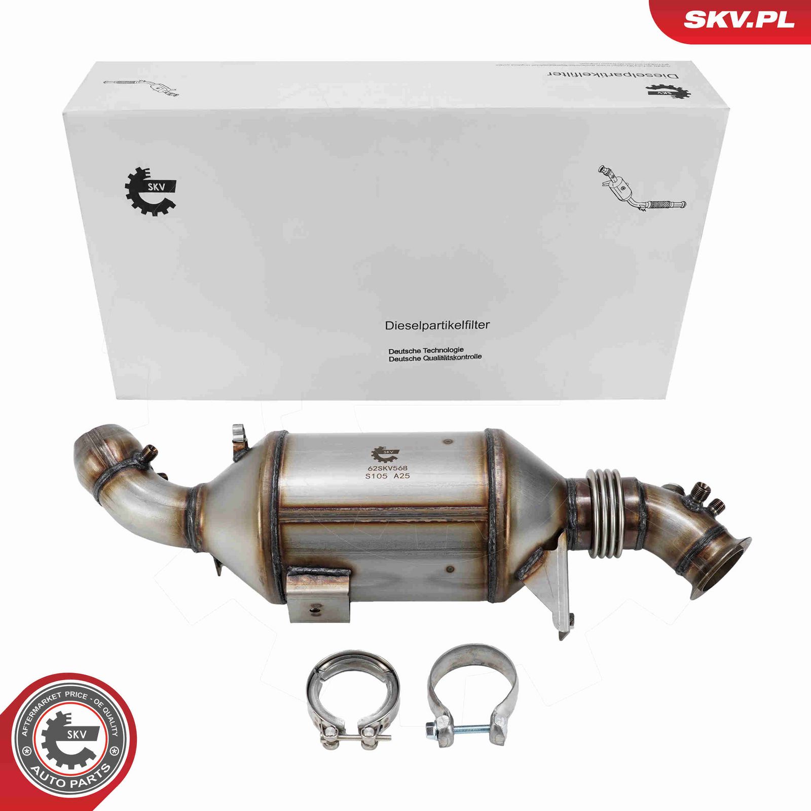 Tahma-/partikelfilter,väljalaskesüst.