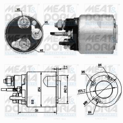 Włącznik elektromagnetyczny, rozrusznik MEAT & DORIA 46159