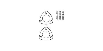Zestaw montażowy, katalizator HJS 82 14 1801