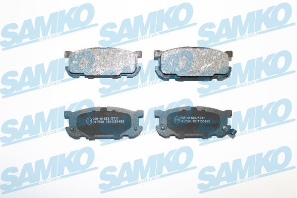 Sada brzdových destiček, kotoučová brzda SAMKO 5SP1488