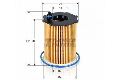 Filtr oleju TECNECO FILTERS OL07033E