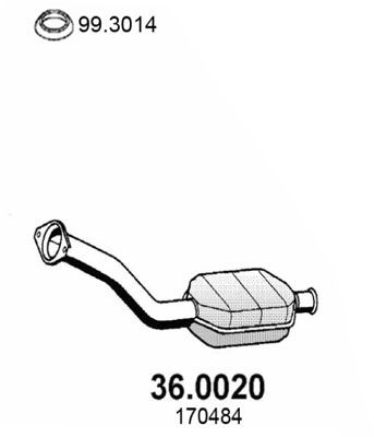 Katalizator ASSO 36.0020