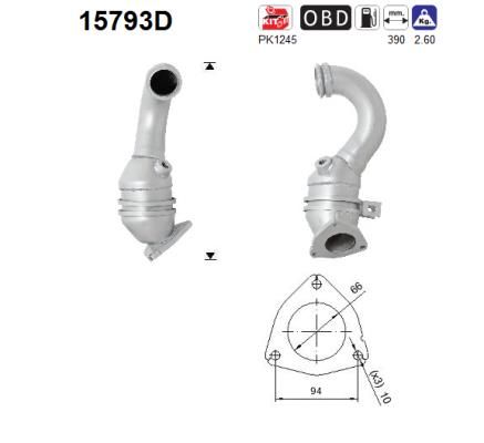 Katalizator AS 15793D