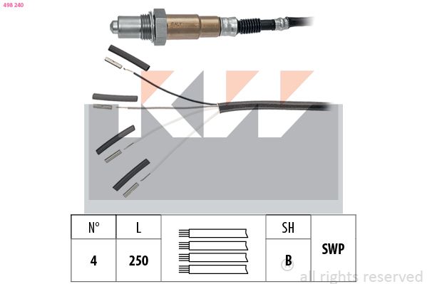 Sonda lambda KW 498 240