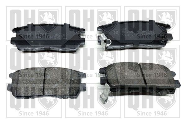 Zestaw klocków hamulcowych, hamulce tarczowe QUINTON HAZELL BP761