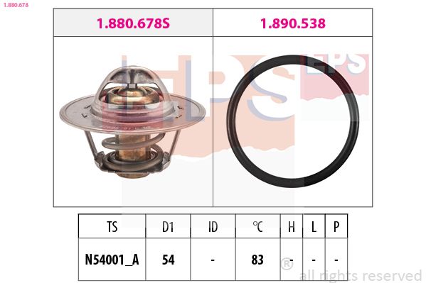 Termostat, chladivo EPS 1.880.678