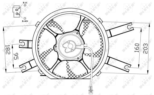 Ventilateur, refroidissement du moteur