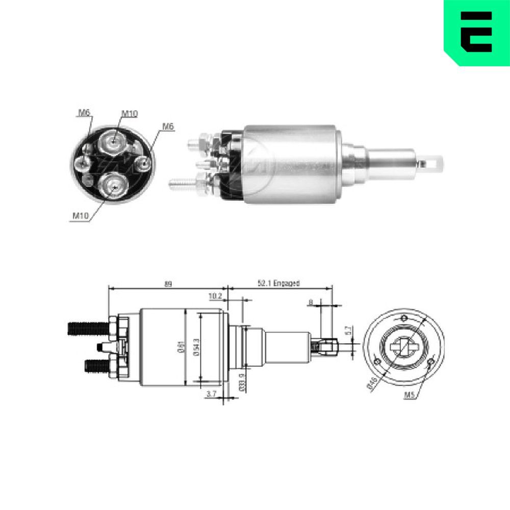 Solenoid, electromotor ERA ZM3639
