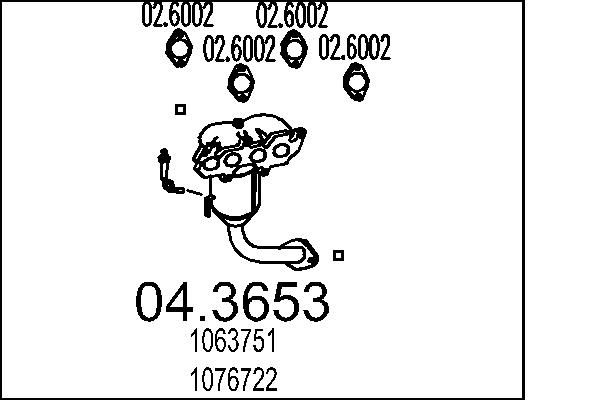 Katalizator MTS 1063751