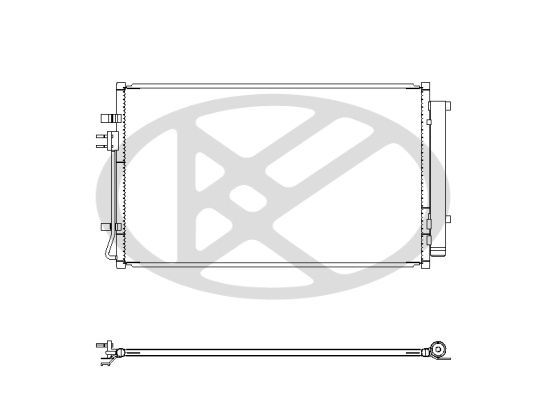 Condensator, climatizare KOYORAD CD821402