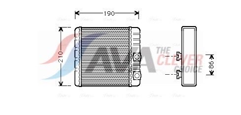 Теплообменник, отопление салона