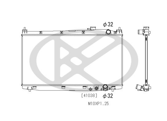 Radiator, racire motor KOYORAD PL083885