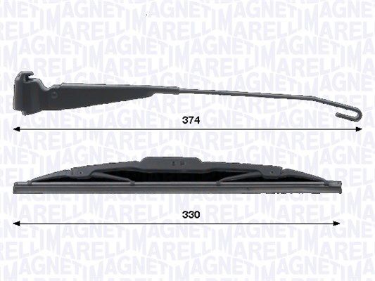 Set stergatoare, curatare parbriz MAGNETI MARELLI 000723180435