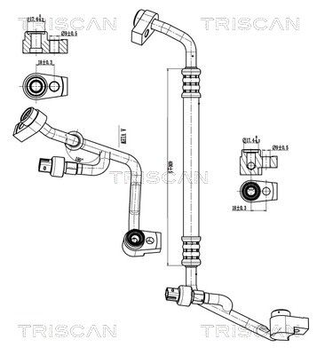 Трубопровод высокого / низкого давления, кондиционер