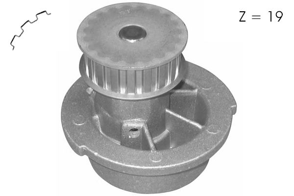 Pompe à eau, refroidissement du moteur
