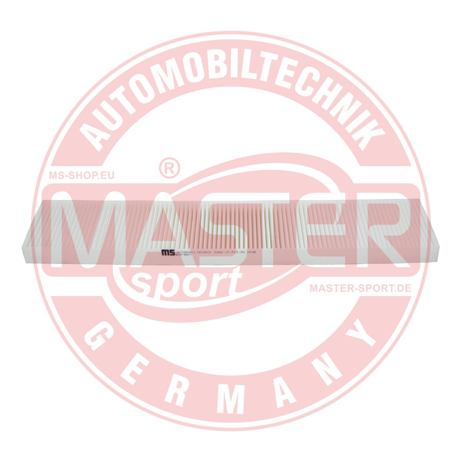 Filtr, wentylacja przestrzeni pasażerskiej MASTER-SPORT GERMANY 5480-IF-PCS-MS