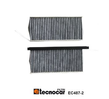 Filtr, wentylacja przestrzeni pasażerskiej TECNOCAR EC487-2