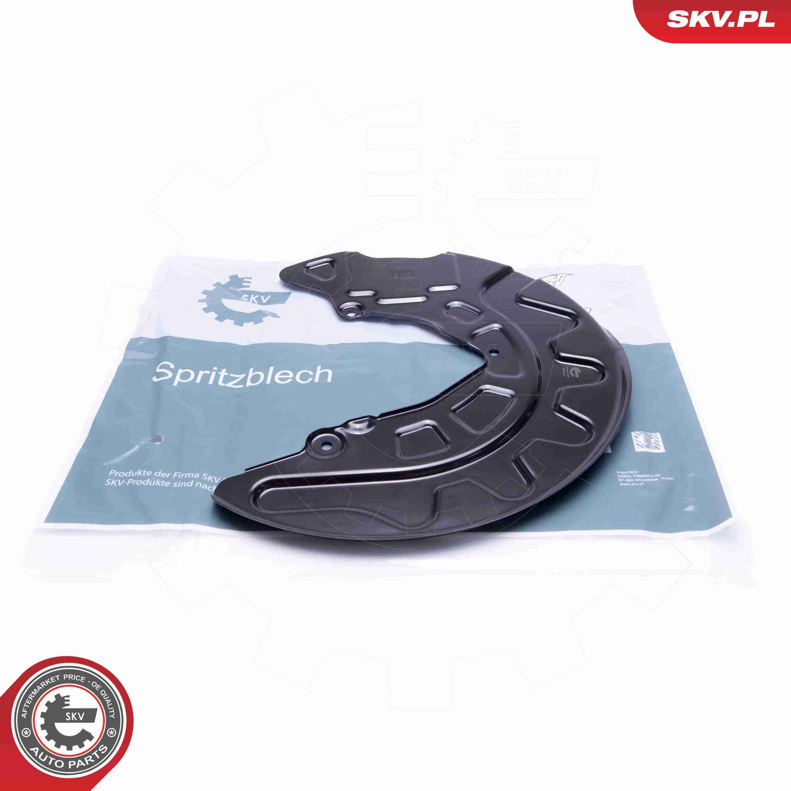 Отражатель, диск тормозного механизма